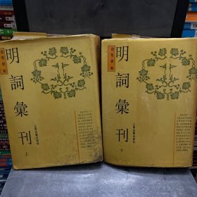 明词汇刊 上下2册 上海古籍出版社