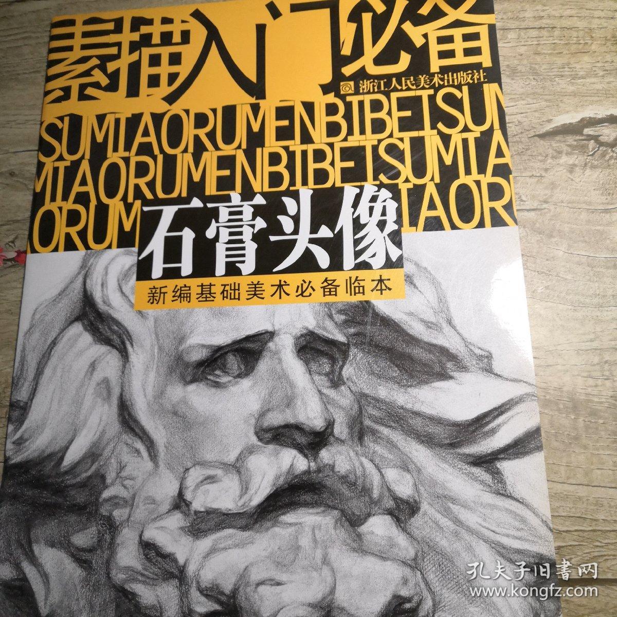 素描入门必备.石膏头像---新编基础美术必备临本