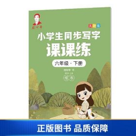庞中华小学生同步写字课课练·六年级·下册（人教版）