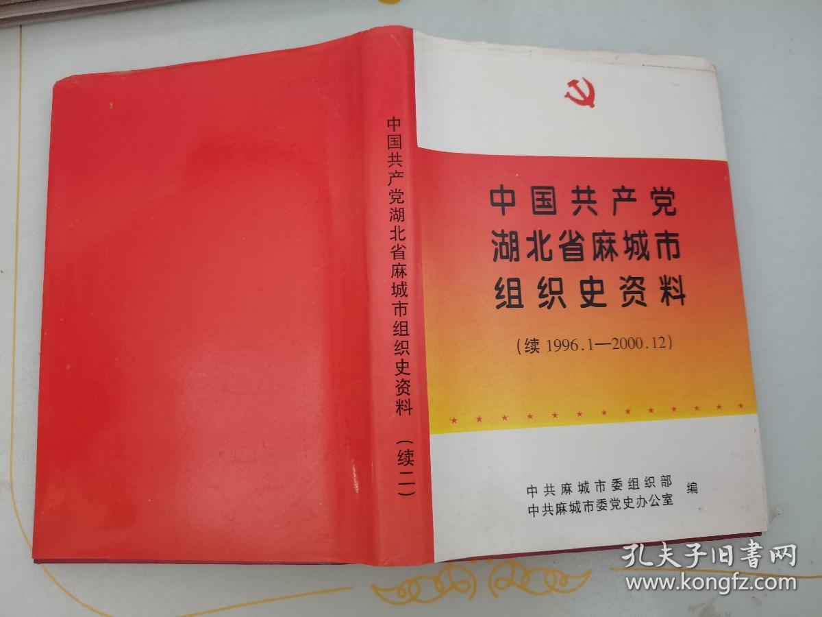 中国共产党湖北省麻城市组织史资料续1996—2000