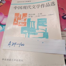 中国现代文学作品选.中卷.小说:1949～1984