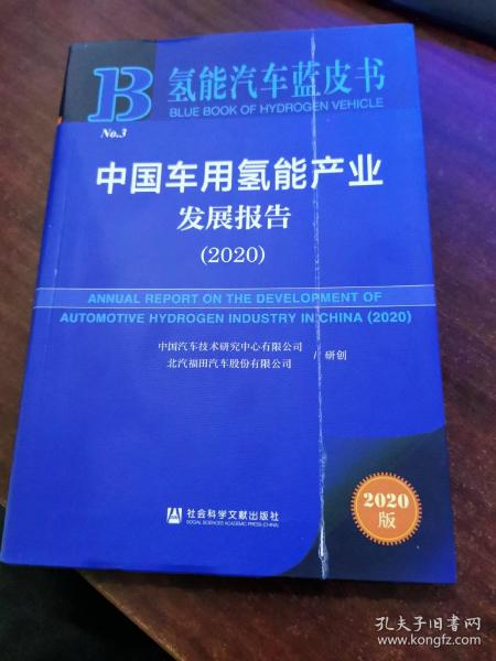 氢能汽车蓝皮书：中国车用氢能产业发展报告（2020）