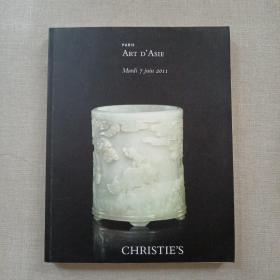 CHRISTIE'S  PARIS ART D'Angelo 佳士得（巴黎）2011年拍卖会.瓷器.玉器.佛像.工艺品