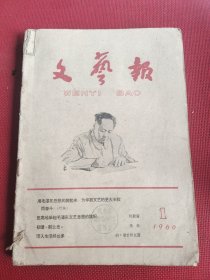 文艺报1960年5本不同