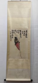 方成 （1918年10月—2018年8月22日），原名孙顺潮，杂文笔名张化。祖籍广东中山，生于北京。漫画家、杂文家、幽默理论的研究专家。擅长漫画。1942年武汉大学化学系毕业，入黄海化学工业研究社任助理研究员。1946年在上海从事漫画工作，1947年夏被聘任《观察》周刊漫画版主编及特约撰稿人。方成立轴 画心尺寸68X43