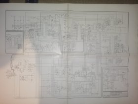 《创维，某原版电路图》（也是一种说明书/有几乎一模一样的两份，这是一份单售的价格/电路型号自查/尺寸约60*42厘米/无笔迹）