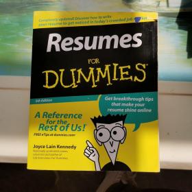 Resumes FOR DUMMIES（5rd EDITION）