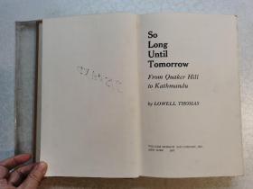 So long until tomorrow: from Quaker Hill to Kathmandu(明天再会：从贵格会山到加德满都）【无护封】