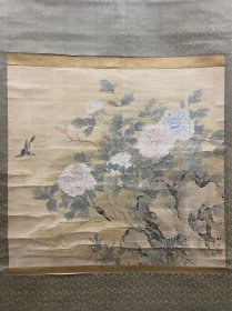 泷和亭，清代时期日本名家巨幅精品《富贵加爵图》