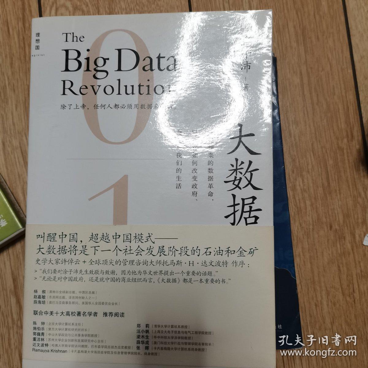 大数据：正在到来的数据革命，以及它如何改变政府、商业与我们的生活