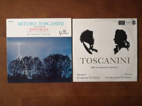 托斯卡尼尼指挥的贝多芬、舒伯特、莫扎特交响曲 黑胶唱片双张 包邮
