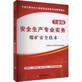 安全生产专业实务 煤矿安全技术 全新版 9787550923072 全国安全研究组