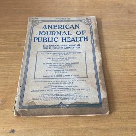 AMERICAN JOURNAL of PUBLIC HEALTH【实物拍照现货正版】