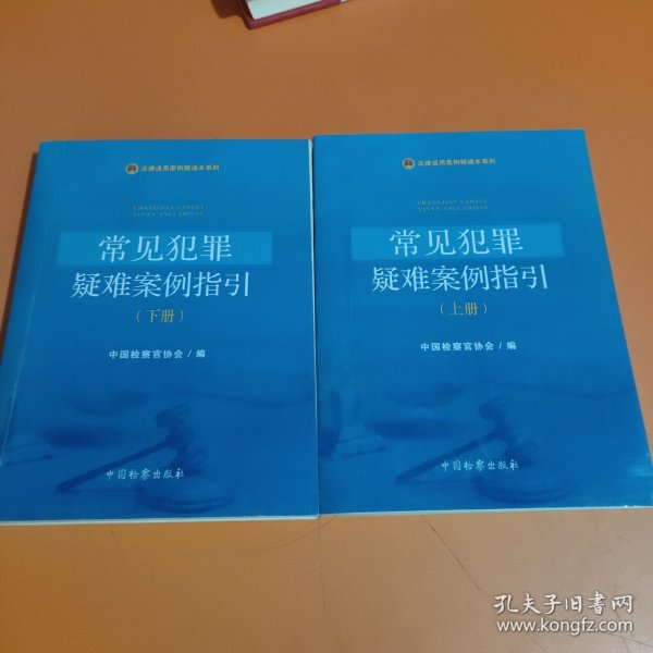 常见犯罪疑难案例指引（套装上下册）/法律适用案例精通本系列