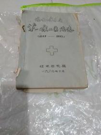 淮南矿务局第一矿工医院志（1937-1985）征求意见稿（油印本）