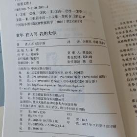 童年在人间我的大学（名家名译）