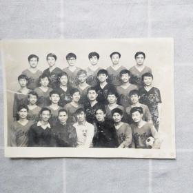 80年代西南师范学院足球队合影老照片