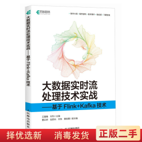 大数据实时流处理技术实战基于Flink+Kafka技术 王璐烽9787115620415