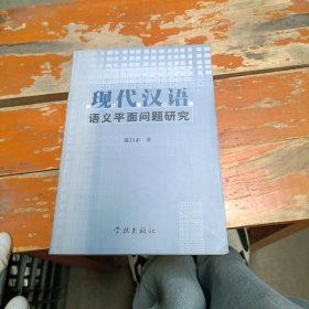 现代汉语语义平面问题研究