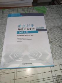 重点行业环境评估报告（2021年）               正版原版        书内干净完整      书品九品请看图