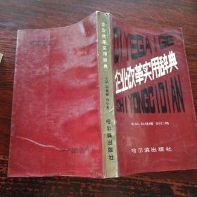 企业改革实用辞典   32开    394页   包快递费