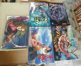 郑志德主编 老武侠 全彩漫画（ 王小龙传） 5本合售，.