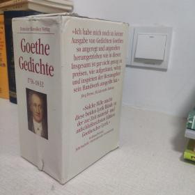 国内现货  德语版  歌德诗歌集1756-1799+1800-1832（文本+评注）Goethe Gedichte  : Text und Kommentar 两卷合售 布面精装/带函套 德国古典学出版社出版!权威评注，专业版本  德文原版  歌德所有的诗歌，两千多页内容!  250周年诞辰纪念版!