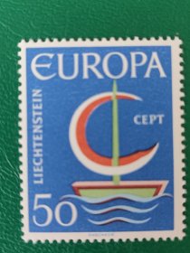 列支敦士登邮票 1966年欧罗巴-1全新