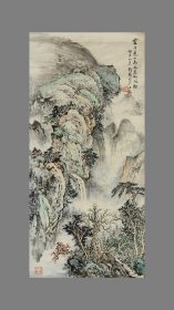 张载 海派名宿 著名画家 九十年代中期山水精品