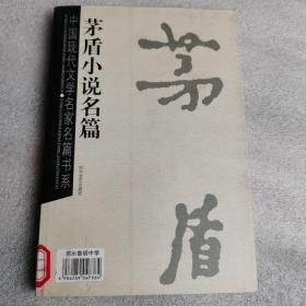 茅盾小说名篇——中国现代文学名家名篇书系