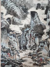 杨炜·山水画·（136*70）（015）