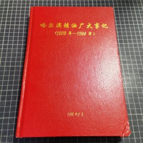 哈尔滨炼油厂大事记1970~1994