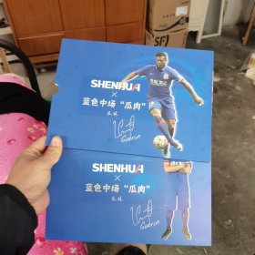 SHENHUA蓝色中场瓜肉（瓜林， 函套装邮折）