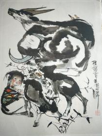 程十发画册 12张全1980年一版一印 。