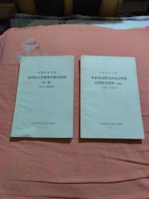 1958年山西省农业建设厅编：中等农业学校选种和良种繁育学教学提纲（初稿）、米丘林遗传选种和良种繁育学教学提纲（初稿）2册