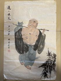 冯林堂 人物画 字画 纯手绘 国画 条幅 作品