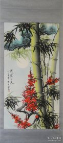 （甩货） 名人字画国画岁寒三友 达摩（手绘两幅合售）