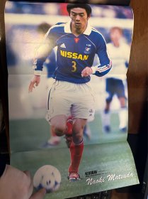 2000日本足球周刊文摘足球体育特刊杂志 世界杯内容日本《足球》原版带双面海报包邮快递