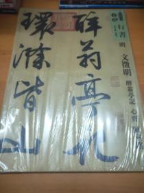 人美书谱-明-文徵明 醉翁亭记 心经陋室铭