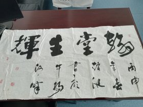 赵健书法横幅