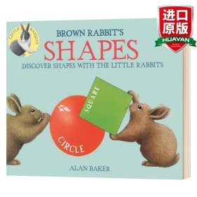 英文原版 Brown Rabbit's Shapes棕兔的形状 精装 英文版 进口英语原版书籍