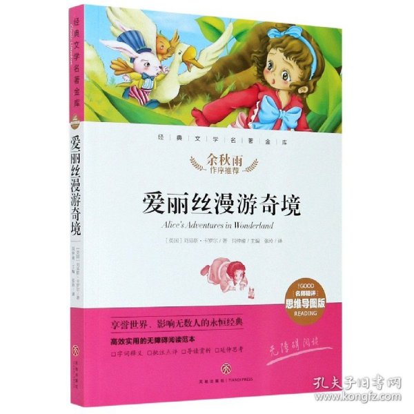 爱丽丝漫游奇境经典文学名著金库（名师精评思维导图版）