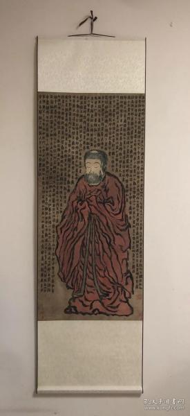 金农佛佗立轴