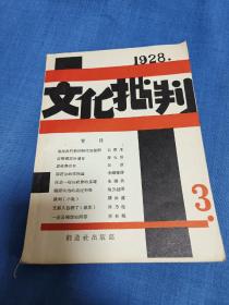 民国图书:1928年文化批判3