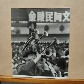 老照片 : 金陵民间艺人(15cmx13cm)