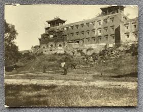 【承德旧影】民国时期 热河省承德喇嘛寺风景 原版老照片一枚