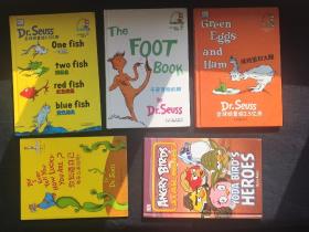 5本儿童经典绘本，4本是苏斯博士双语经典绘本，1本是DK儿童绘本。
