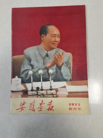 安徽画报 1973年出版 创刊号