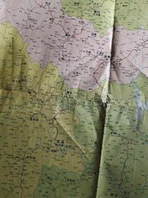 1985年泉州市地图(尺寸长1米，宽77cm