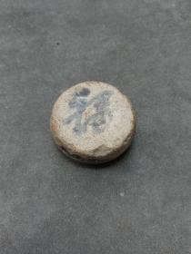 清代青花福字镇纸